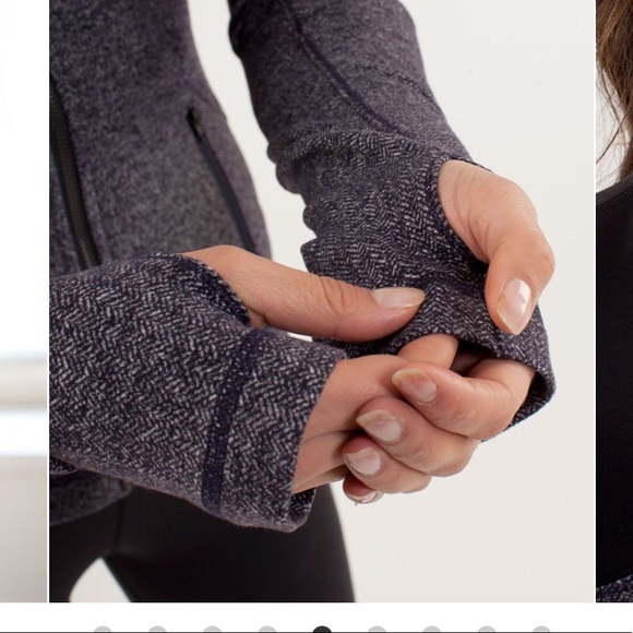 Lululemon Forme jacket herringbone Sz6 - Picture 4 of 12